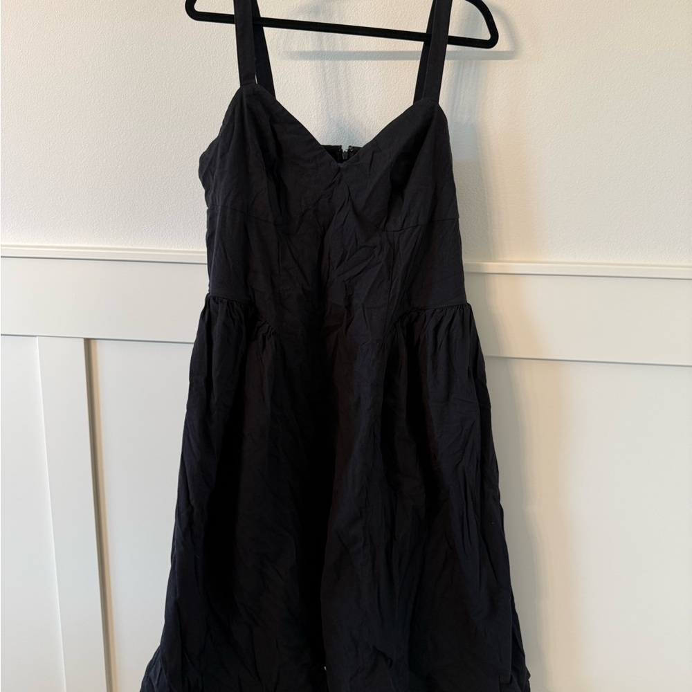 Future Collective - Fit and Flare Midi Black dress size 20